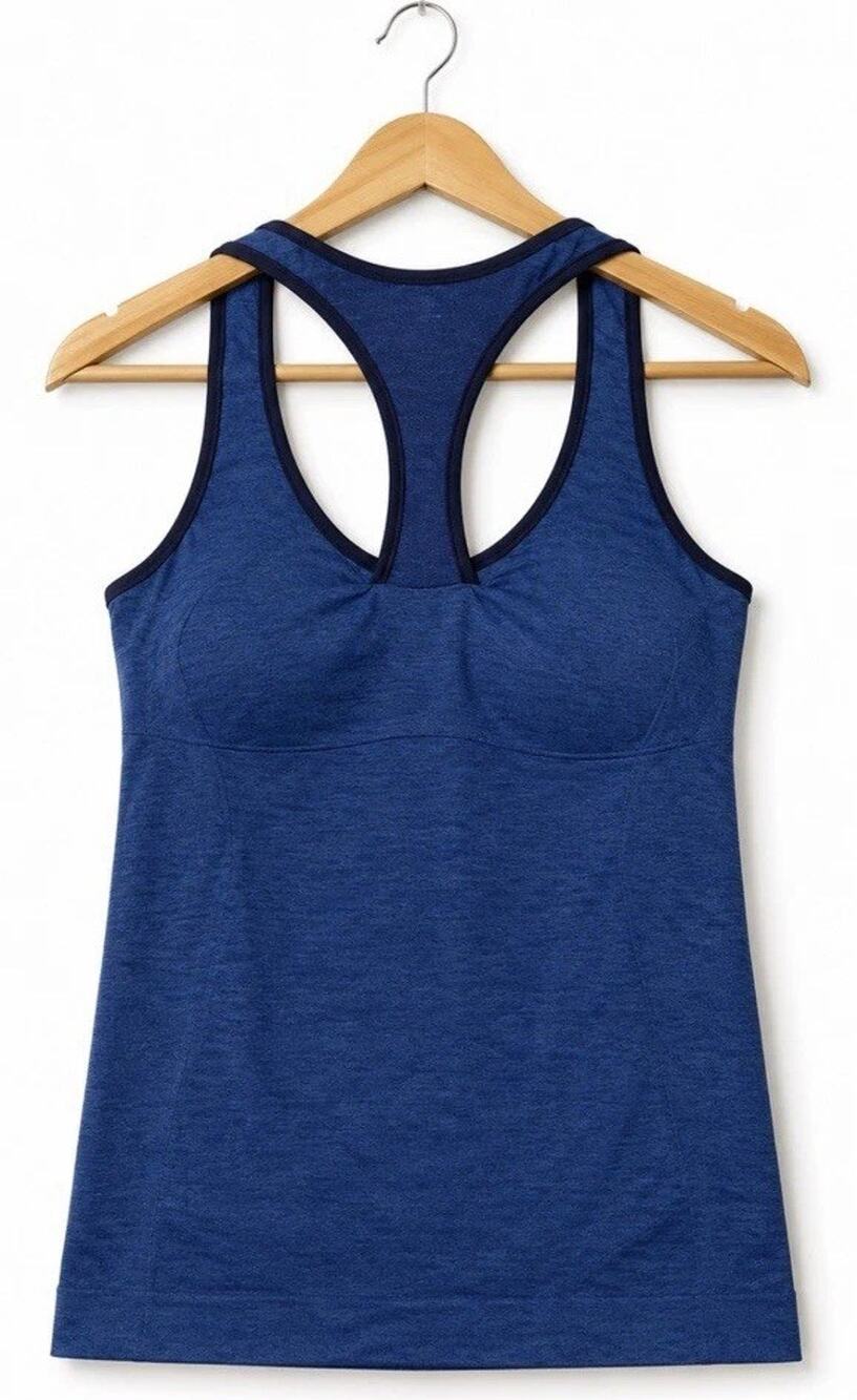 Lululemon Ebb & Flow Racerback Tank Blue 4